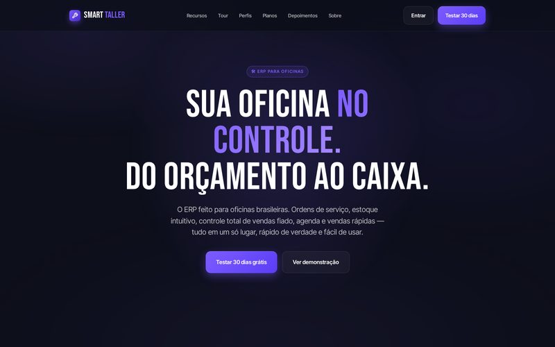 Smart Taller — landing