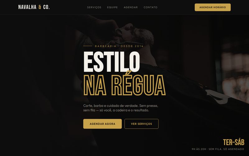 Navalha & Co. — agendamento