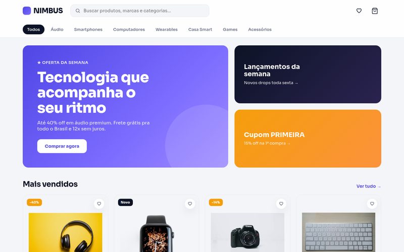 NIMBUS — e-commerce